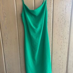 Rolla Coster Emerald Green Slip Midi Dress